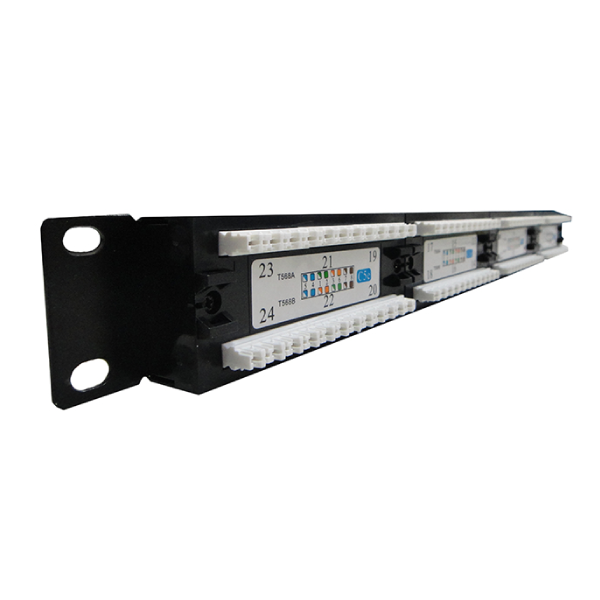 Patch Panel 24 portas Categoria 5e