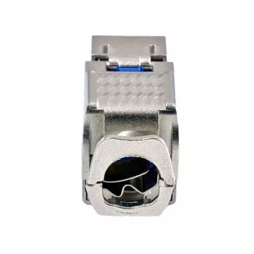 Conector Keystone RJ45 Fêmea IDC Categoria 6 Blindado